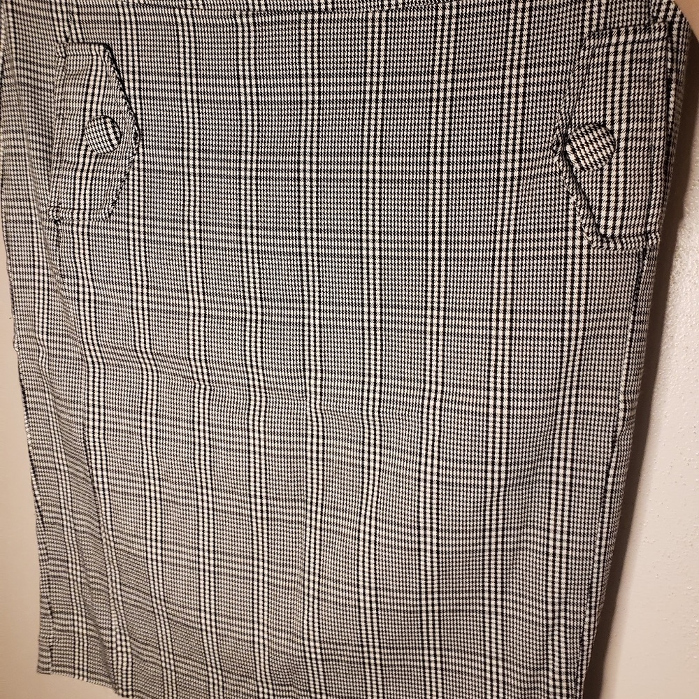 Checkered pencil skirt XL Pre-owned